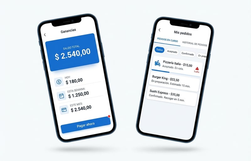 App PyDel Go para repartidores